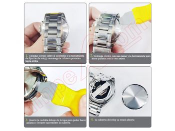 Kit de 2 herramientas de reparación y apertura de reloj / smartwatch